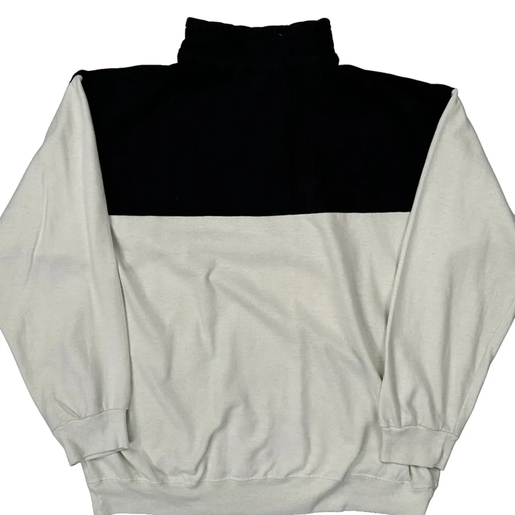 Made In USA Battle Of The Bay World Series 1989 Model T Mlb 1/4 Zip - Large White Polyester Blend - Image 7