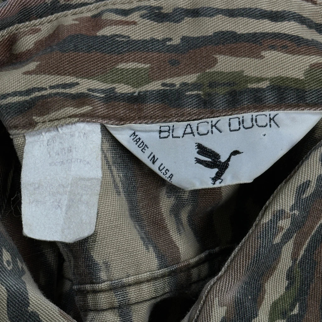 Made In USA Black Duck Camo Shirt - Large Camo Cotton - Image 3