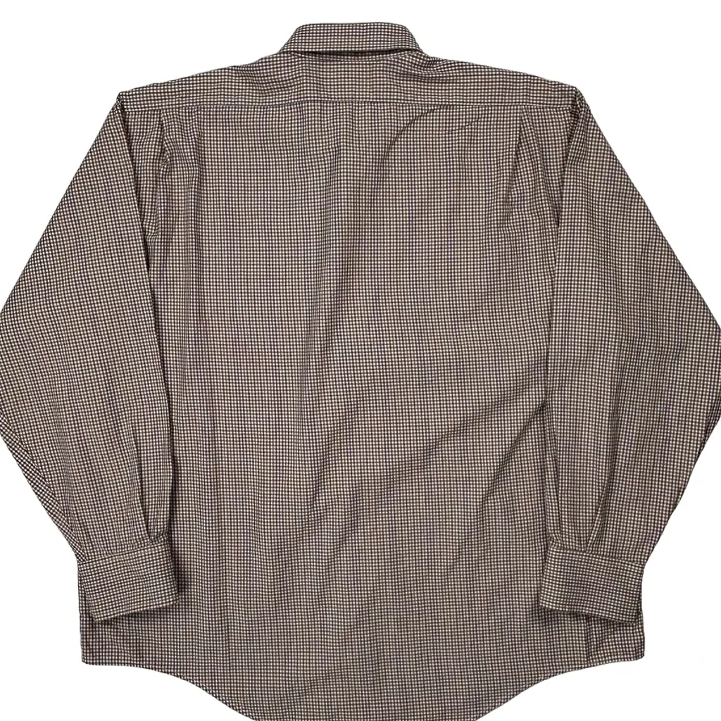 Made In USA Burberry Checked Shirt - XL Multicoloured Cotton - Image 7