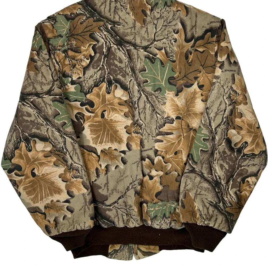 Made In USA Camo Gear Bomber Jacket - Small Camo Polyester - Image 7