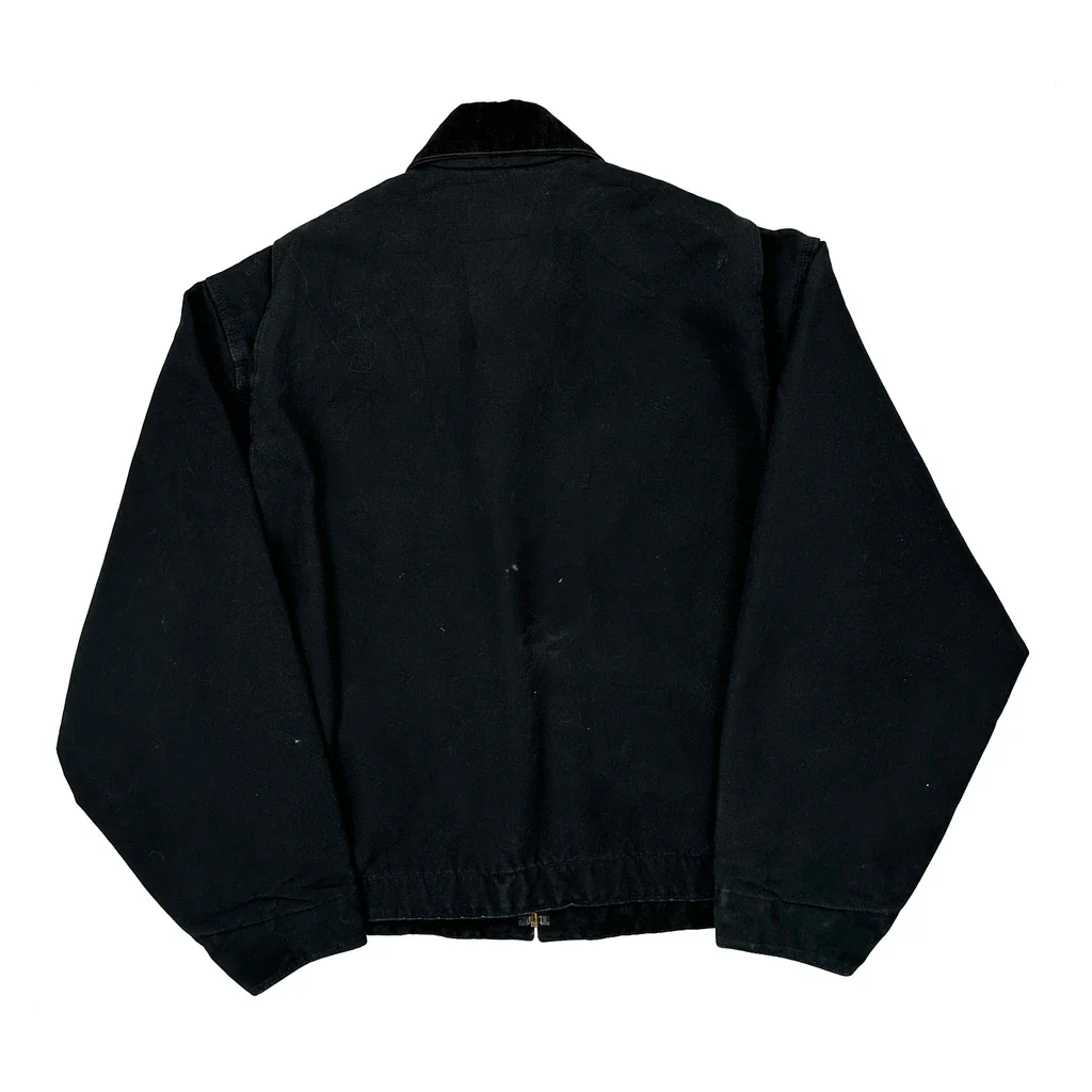 Made In USA Carhartt Detroit Jacket - 2XL Black Cotton - Image 2