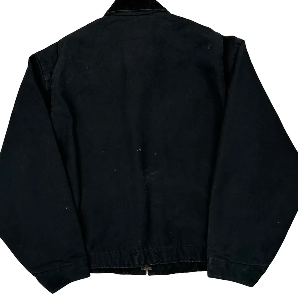 Made In USA Carhartt Detroit Jacket - 2XL Black Cotton - Image 6