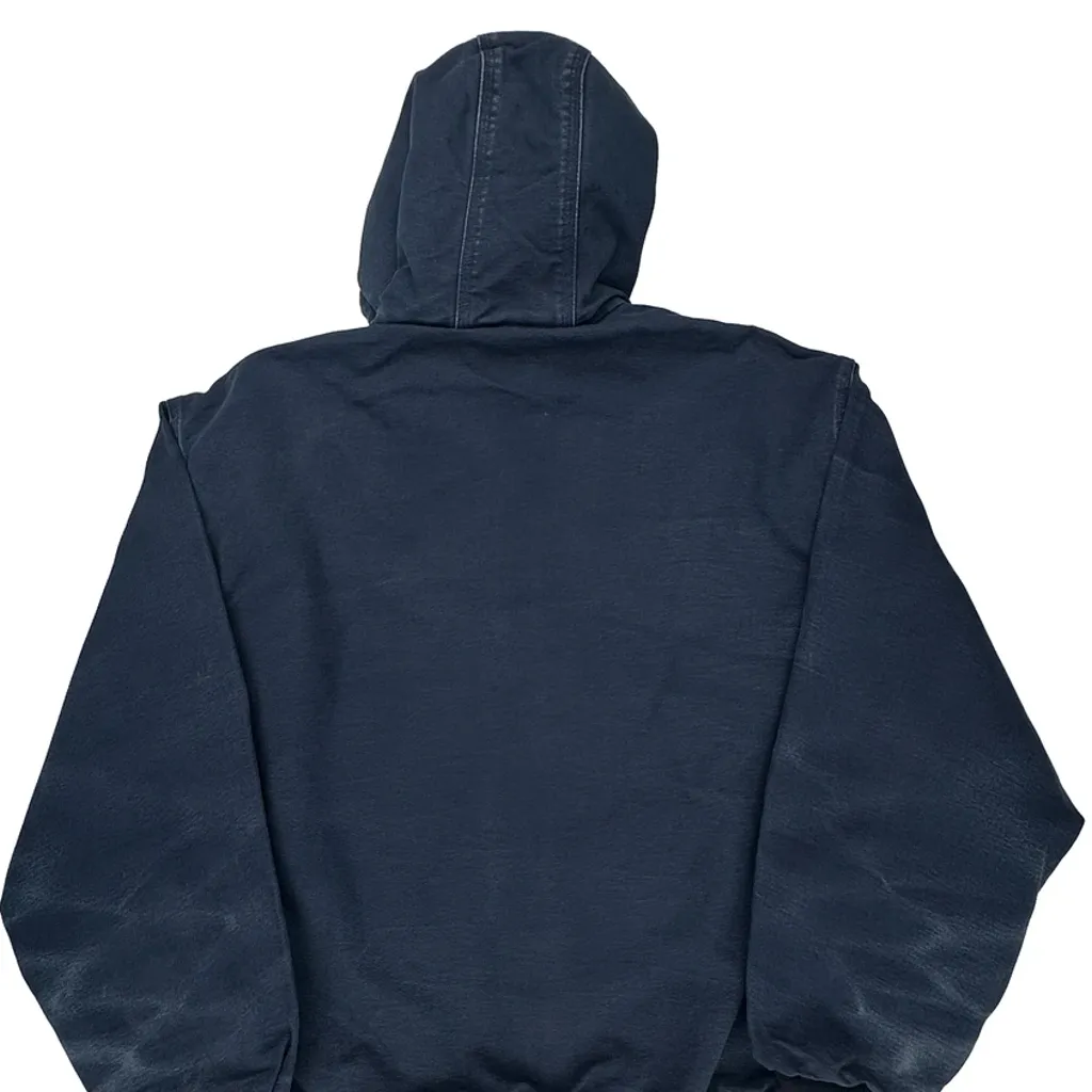 Made In USA Carhartt Tall Jacket - 2XL Blue Cotton - Image 7