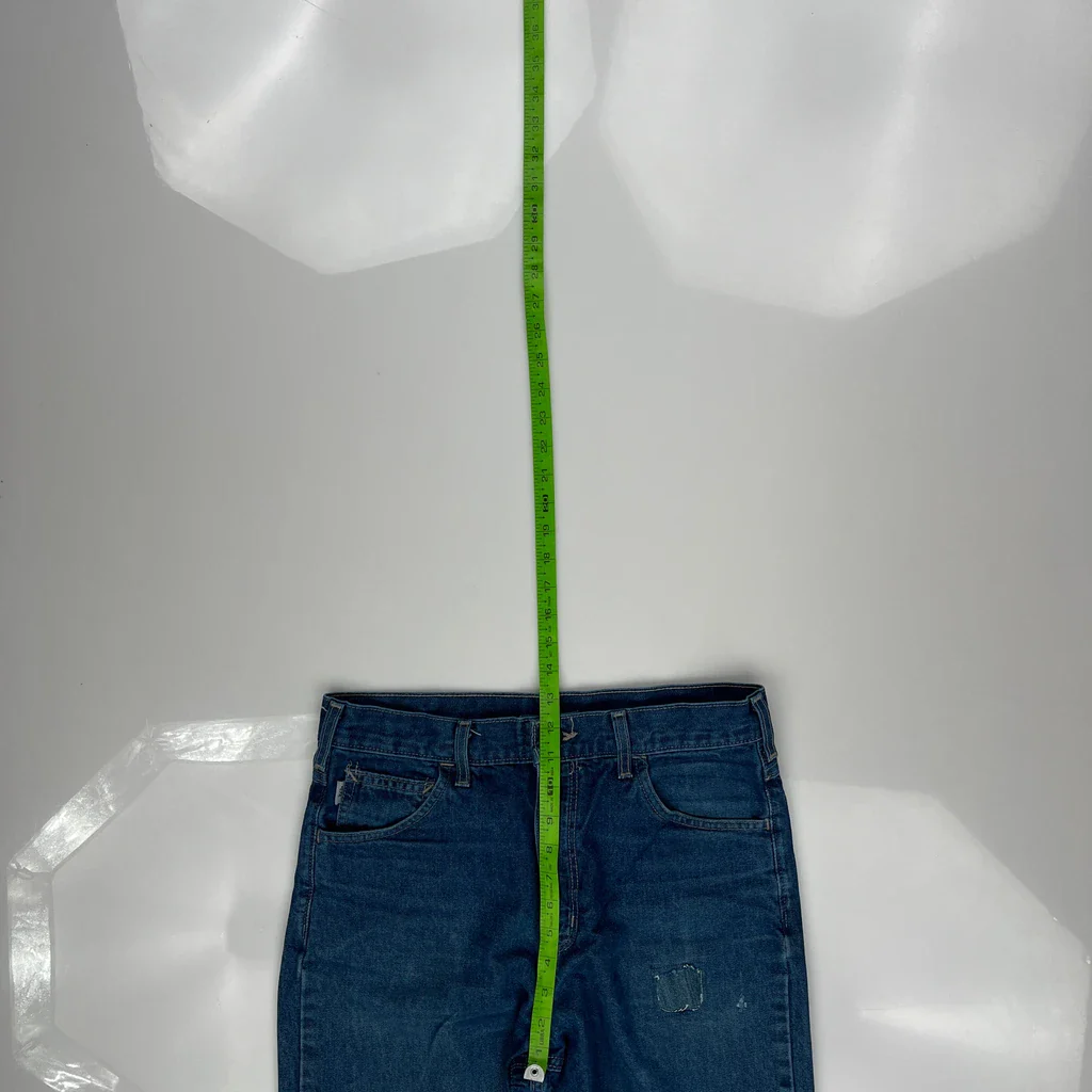 Made In USA Carhartt Jeans - 31W 33L Blue Cotton - Image 4