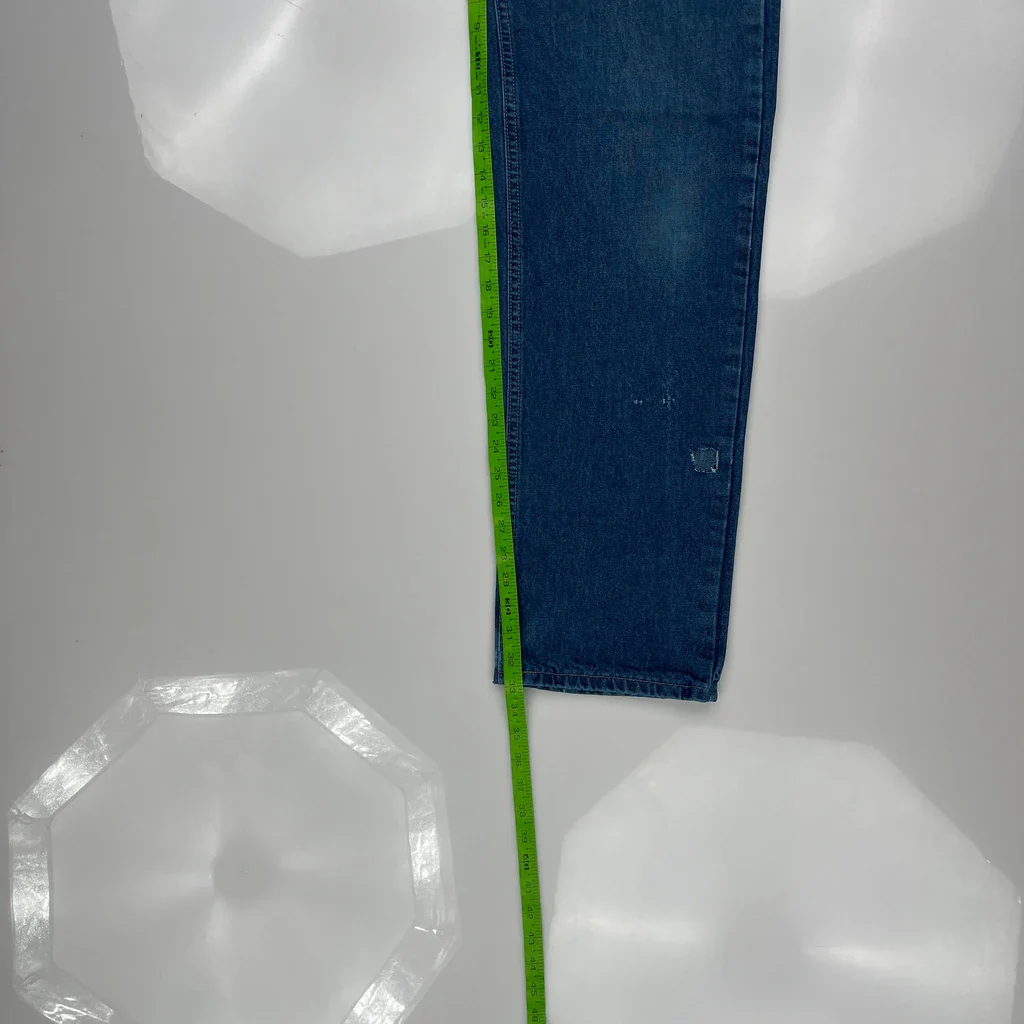 Made In USA Carhartt Jeans - 31W 33L Blue Cotton - Image 5