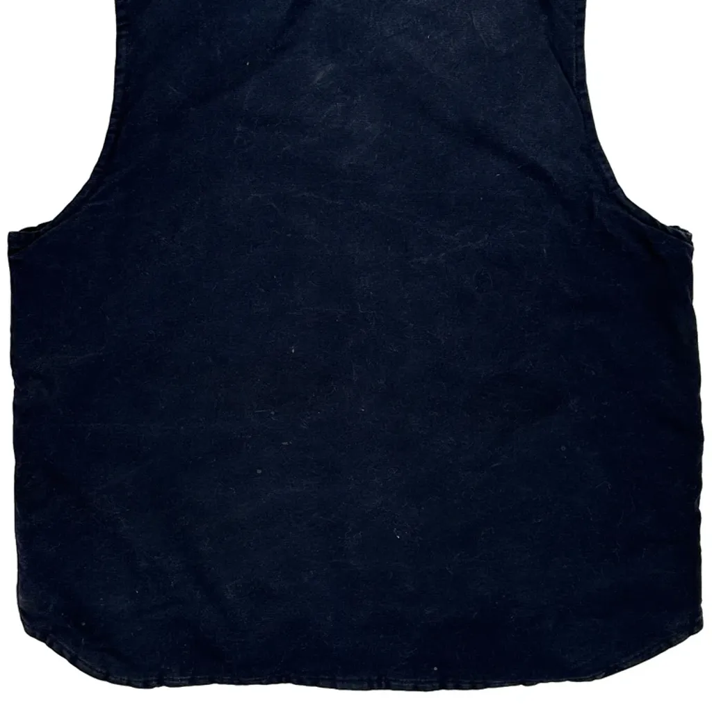 Made In USA Carhartt Vest - XL Blue Cotton - Image 6
