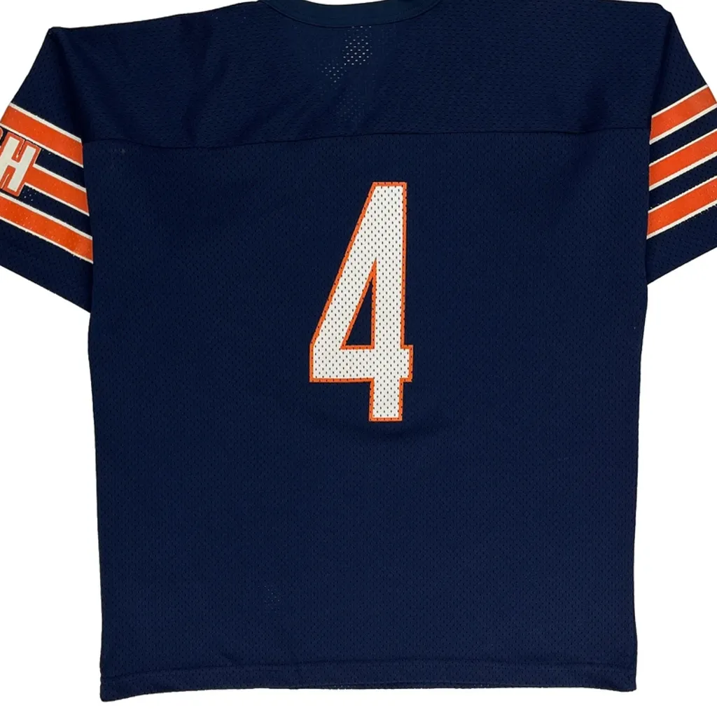 Made In USA Chicago Bears Logo Athletics Football Jersey - XL Navy Polyester - Image 6