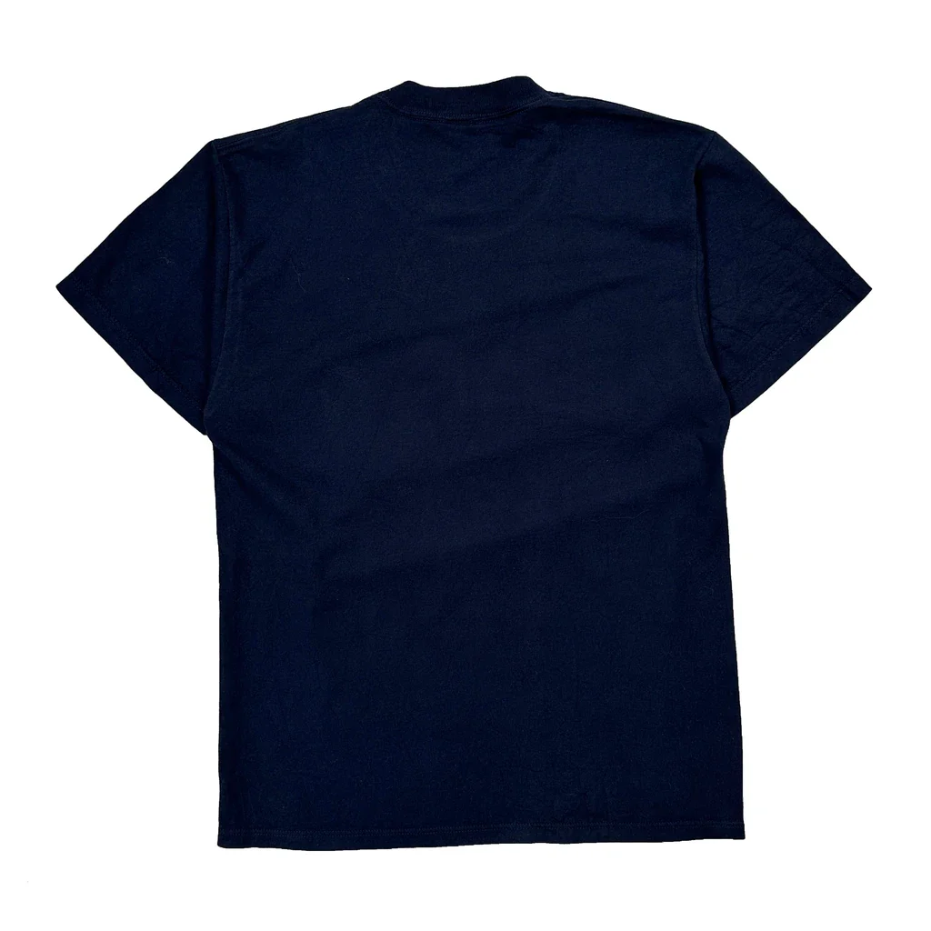 Made In USA Competitors View Nfl T-Shirt - Medium Navy Cotton - Image 2