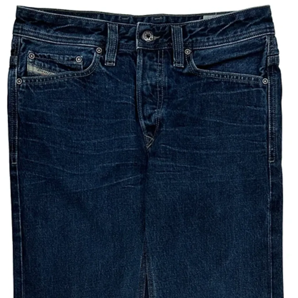 Made In USA Diesel Relaxed Jeans - 30W UK 8 Blue Cotton - Image 10