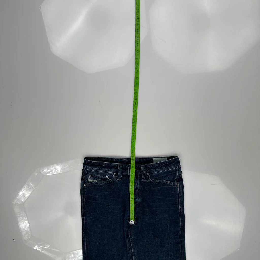 Made In USA Diesel Relaxed Jeans - 30W UK 8 Blue Cotton - Image 4