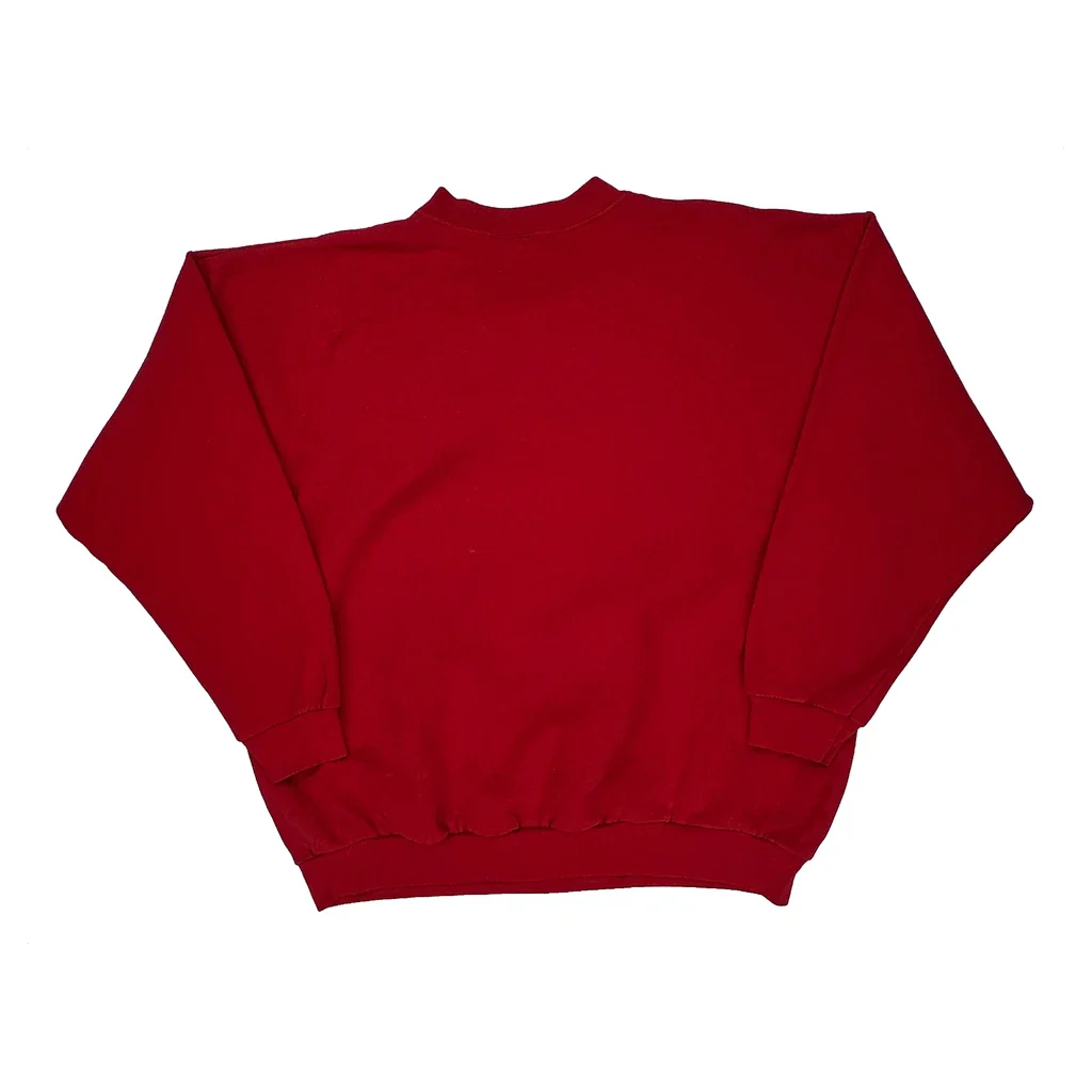 Made In USA Disney Mickie Mouse Sweatshirt - XL Red Cotton Blend - Image 2