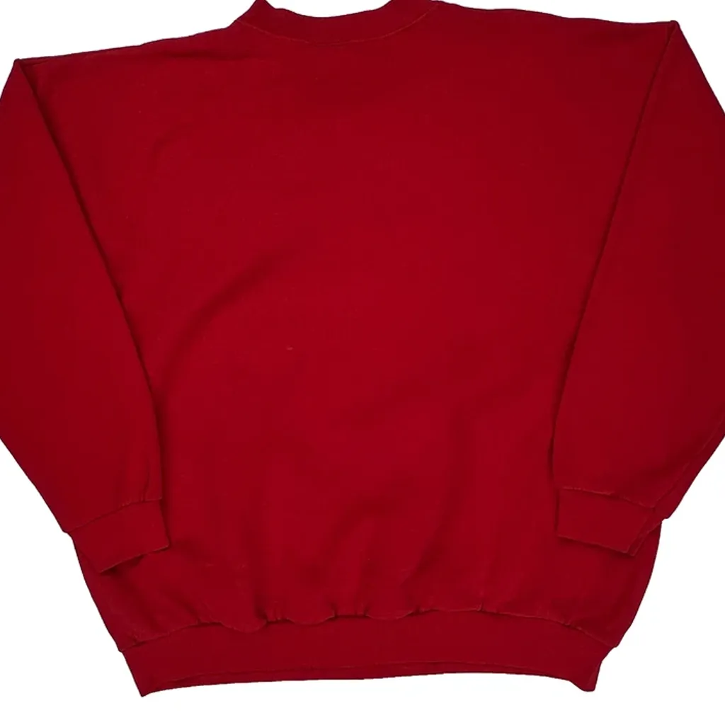 Made In USA Disney Mickie Mouse Sweatshirt - XL Red Cotton Blend - Image 6