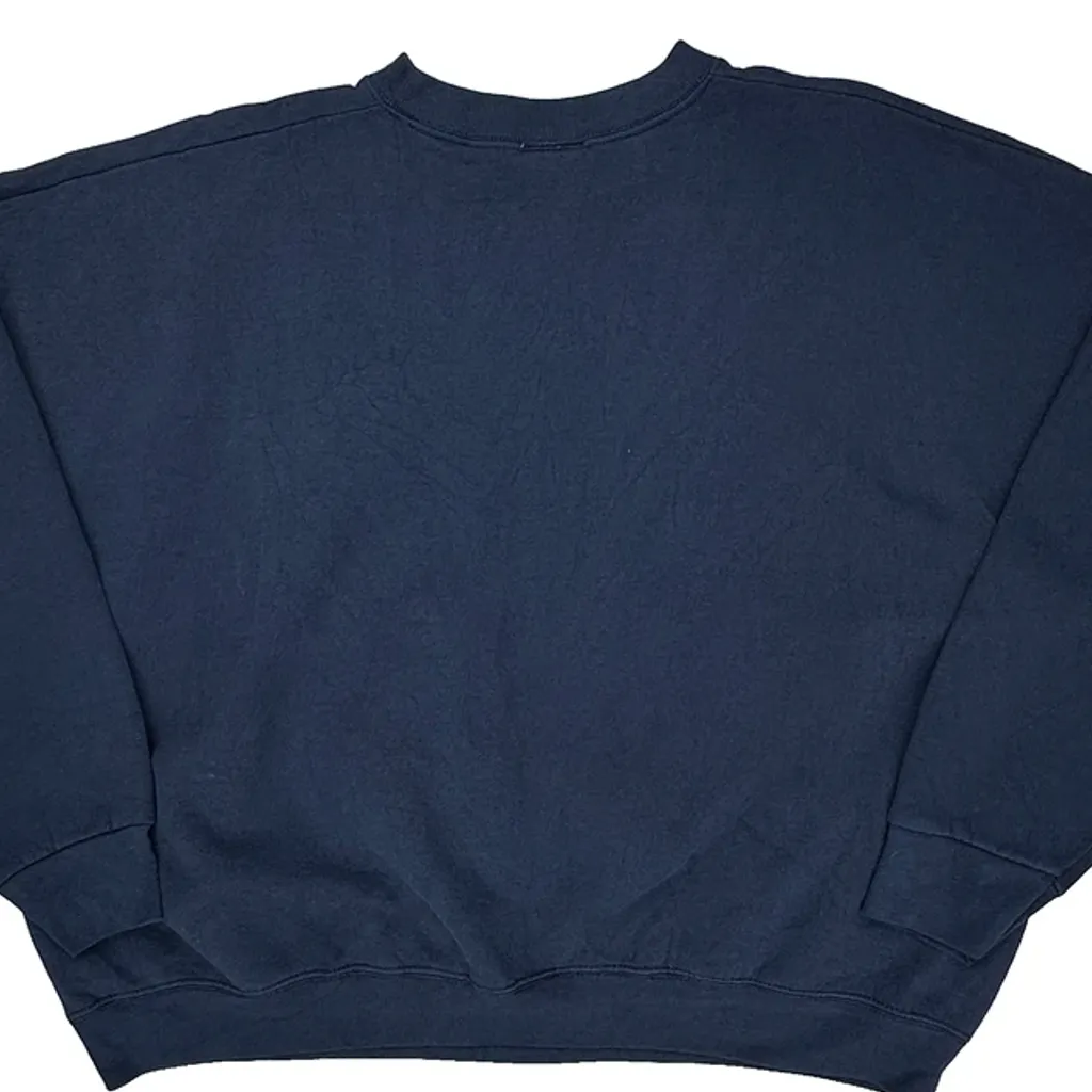 Made In USA Disney Mickey And Minnie Sweatshirt - XL Navy Cotton Blend - Image 6