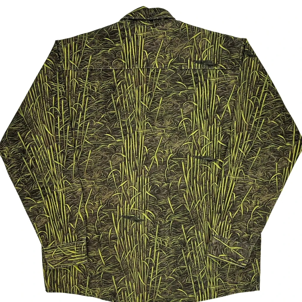Made In USA Farm Land Camo Shirt - Large Green Cotton Blend - Image 6