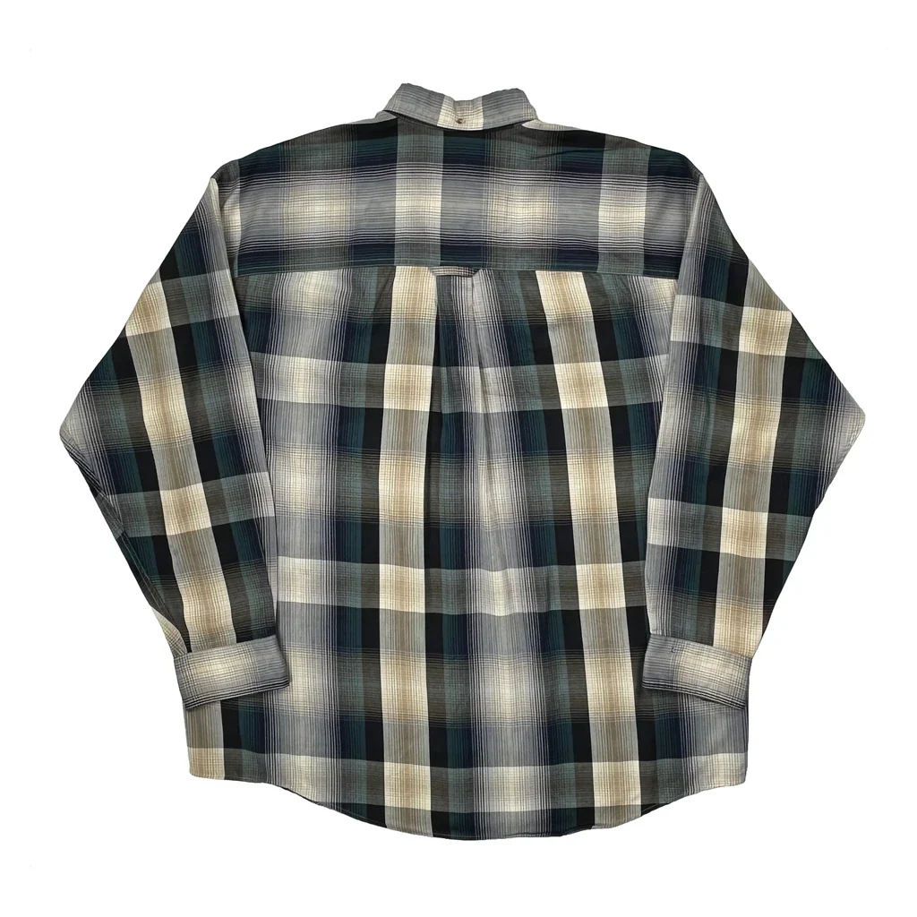 Made In USA Gant Checked Shirt - Large Multicoloured Cotton - Image 2