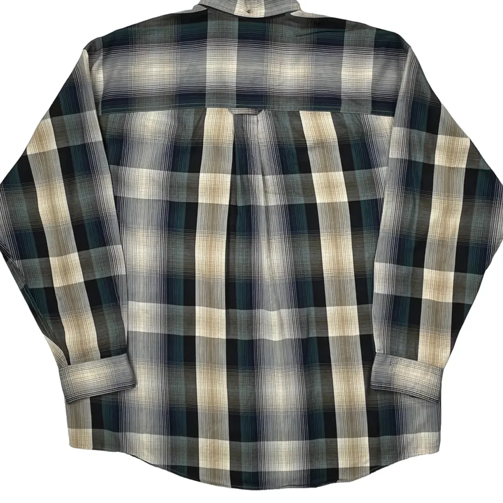 Made In USA Gant Checked Shirt - Large Multicoloured Cotton - Image 6