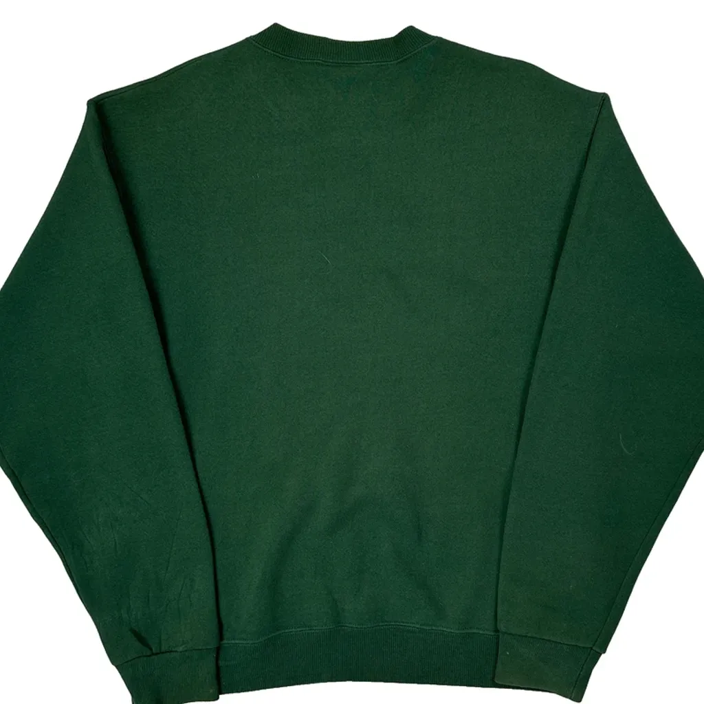 Made In USA Green Bay Packers Lee Sport Nfl Sweatshirt - XL Green Cotton - Image 6