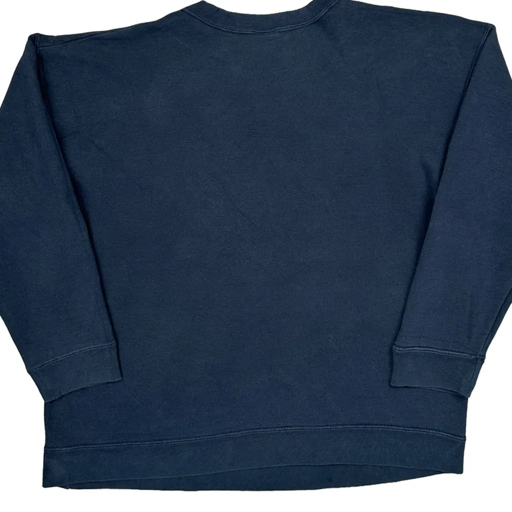 Made In USA Guess Sweatshirt - Large Navy Cotton - Image 6