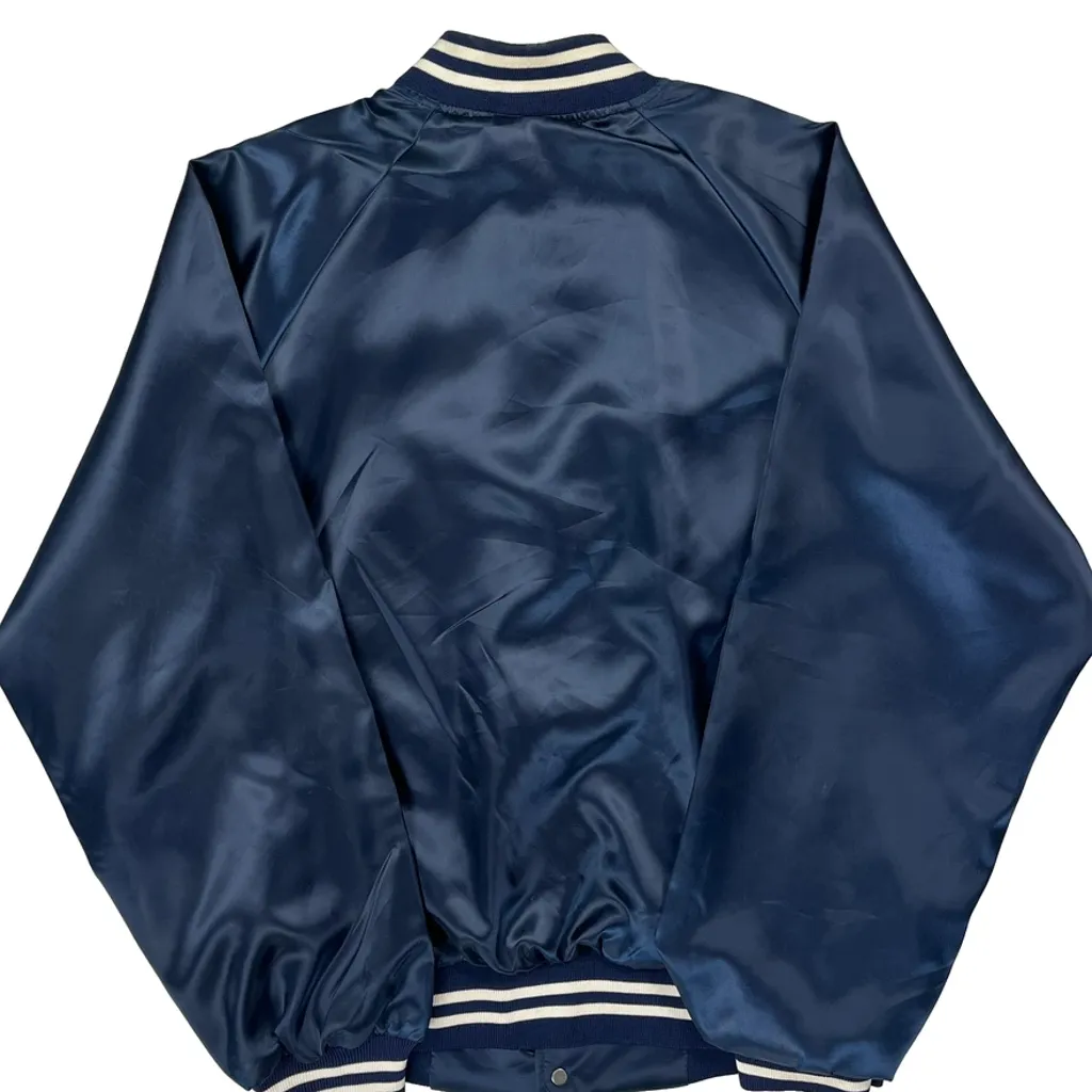Made In USA Hartwell Varsity Jacket - Large Blue Polyester - Image 7
