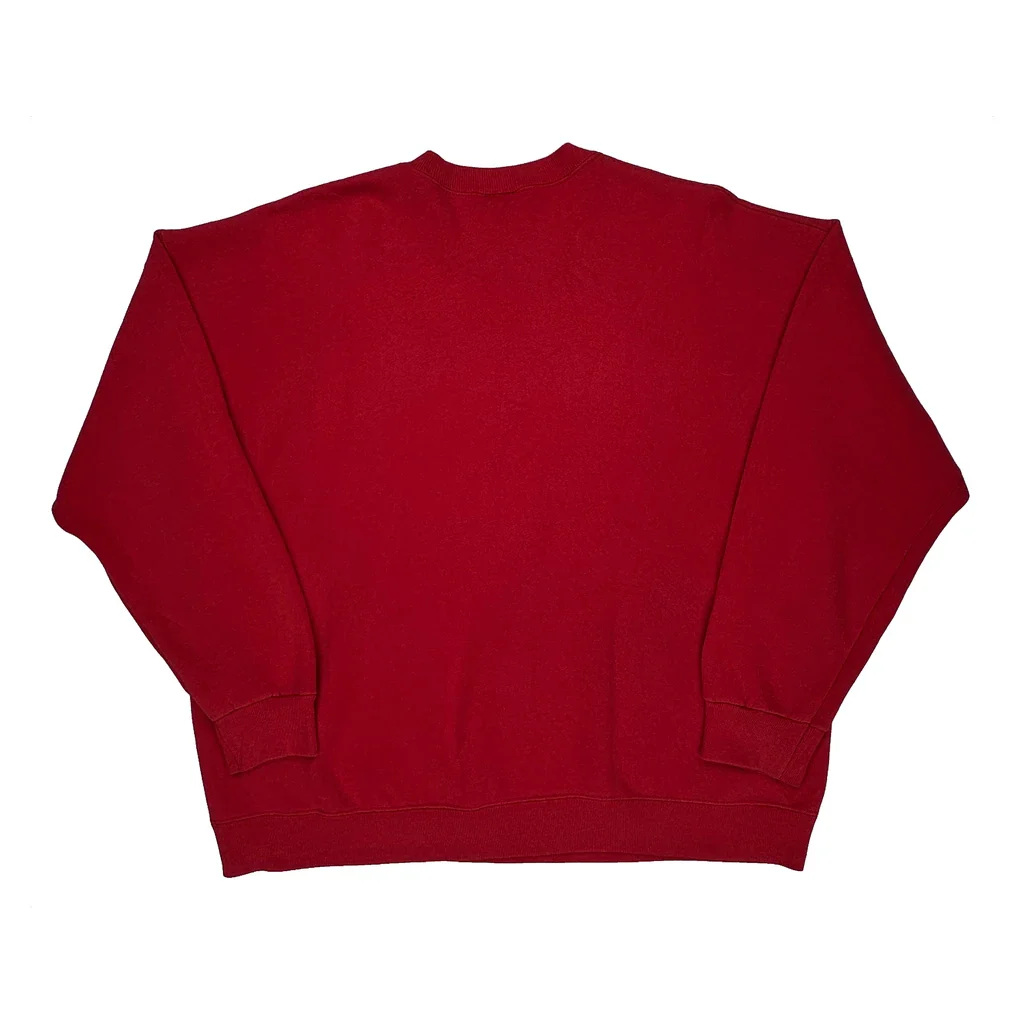 Made In USA Lee Sport San Francisco 49Ers Sweatshirt - 2XL Red Cotton - Image 2