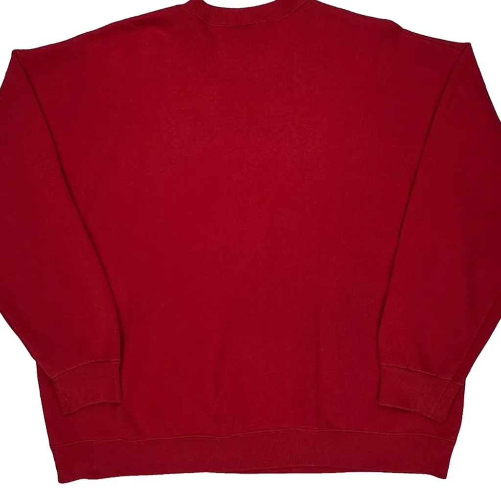 Made In USA Lee Sport San Francisco 49Ers Sweatshirt - 2XL Red Cotton - Image 7