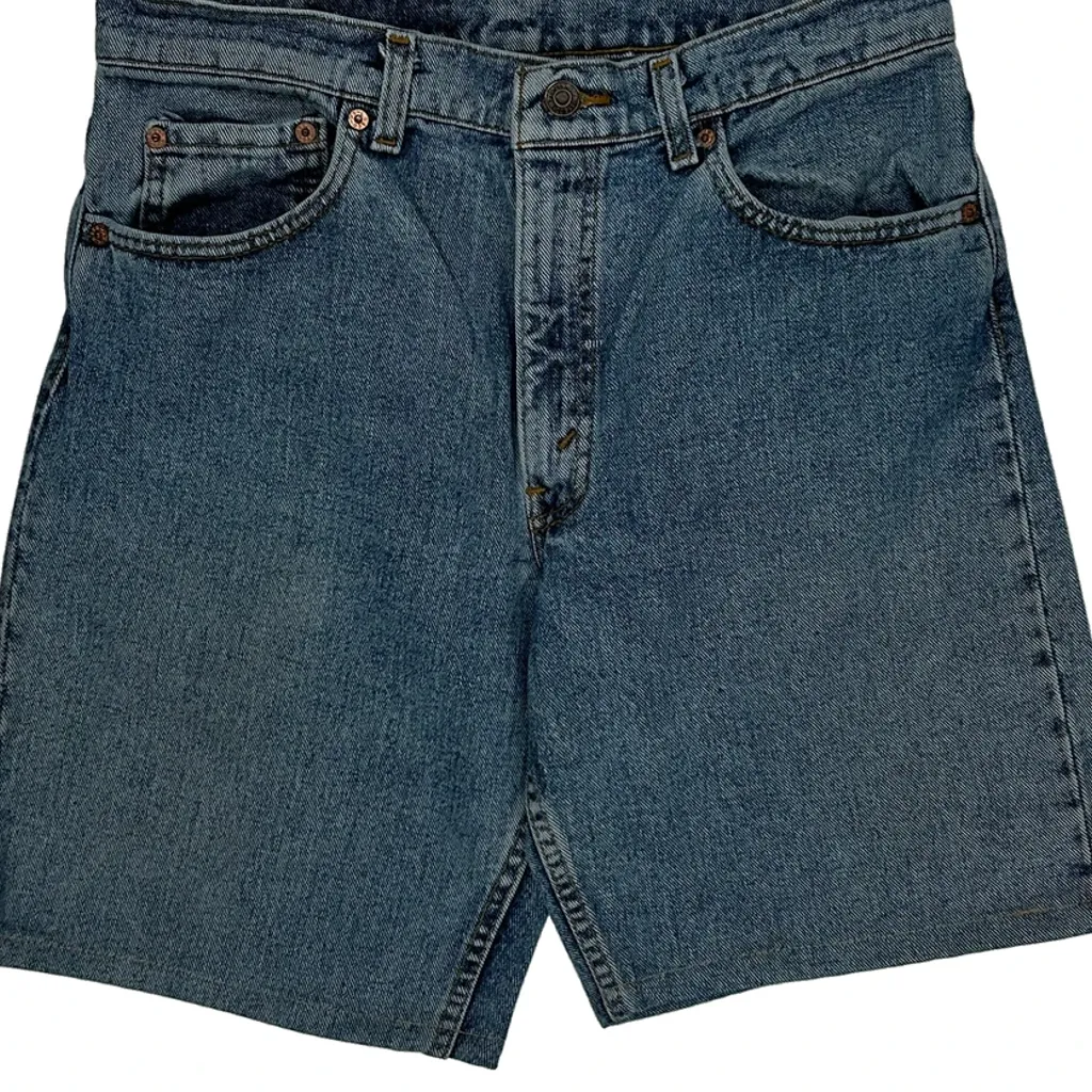 Made In USA Levis Denim Shorts - 31W 10L Blue Cotton - Image 10