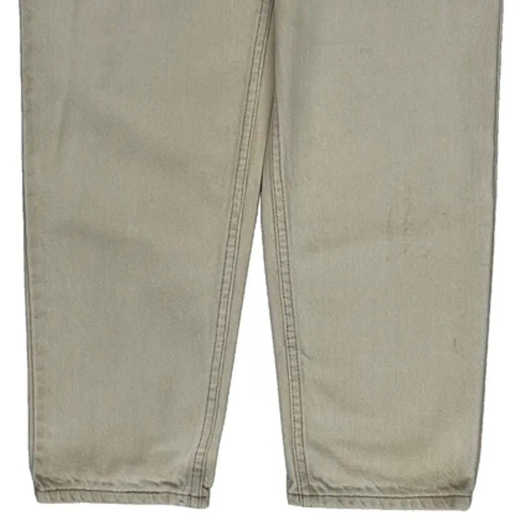 Made In USA Levis 550 Jeans - 30W 30L Beige Cotton - Image 8