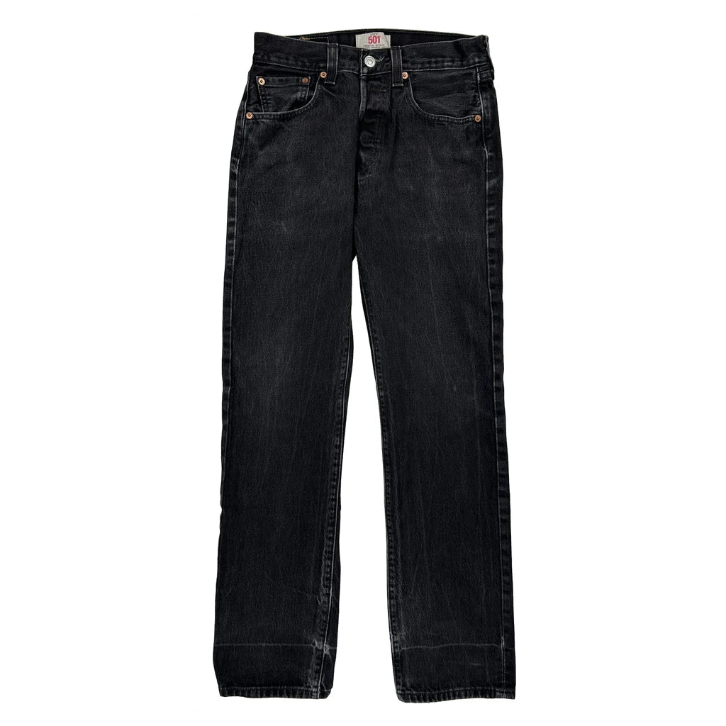 Made In USA Levis Jeans - 28W 30L Black Cotton - Image 2