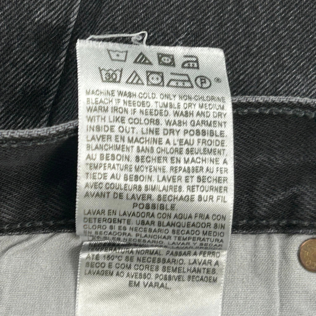 Made In USA Levis Jeans - 28W 30L Black Cotton - Image 6