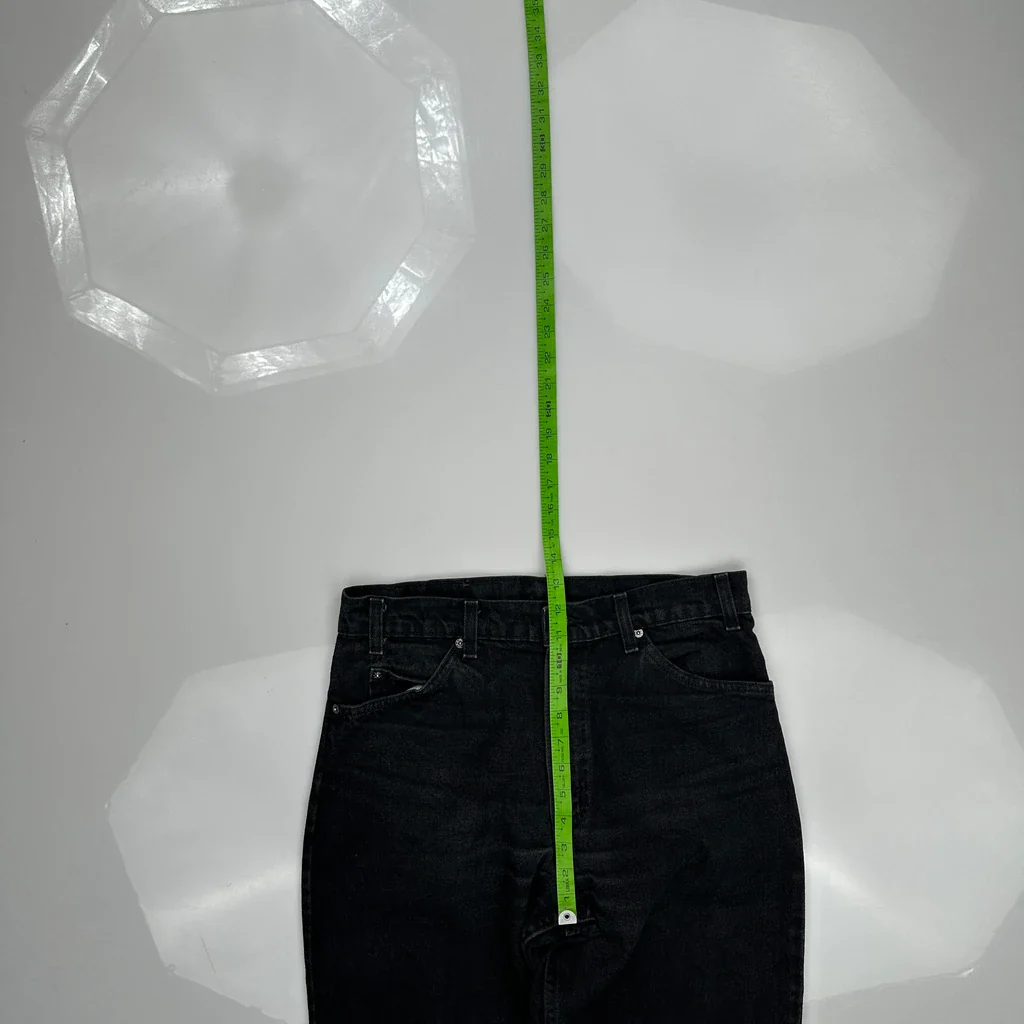 Made In USA Levis Jeans - 32W 30L Black Cotton - Image 4