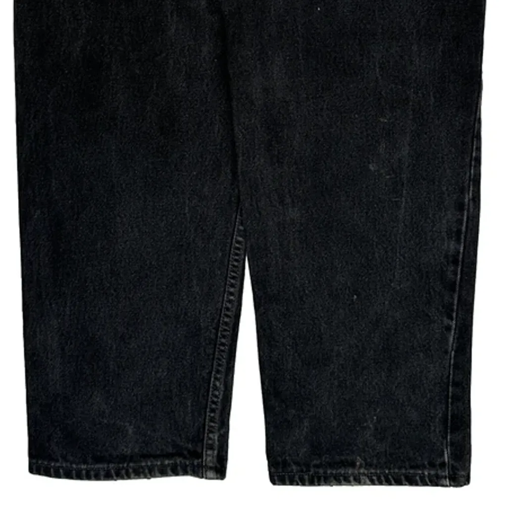 Made In USA Levis 550 Jeans - 33W 30L Black Cotton - Image 7