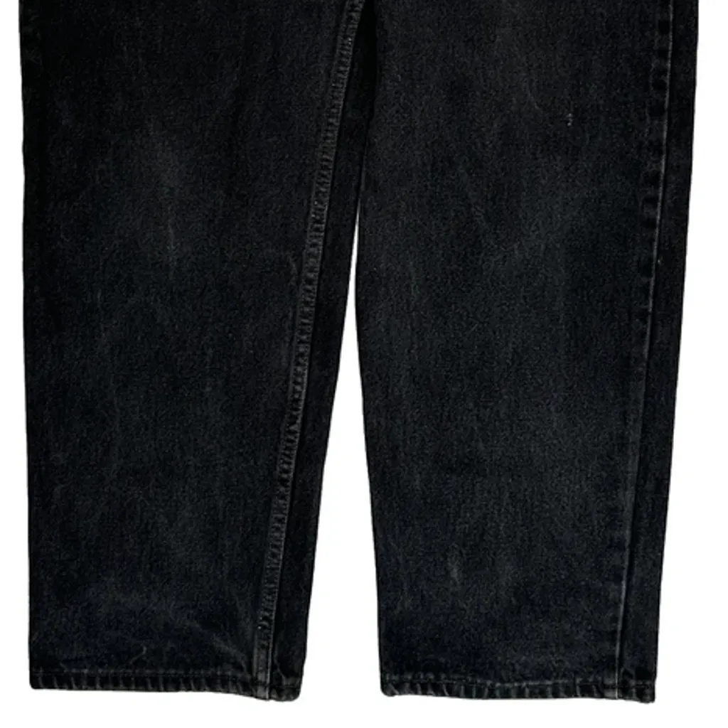 Made In USA Levis 550 Jeans - 33W 30L Black Cotton - Image 9