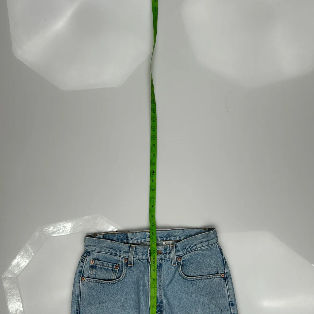 Made In USA Levis Loose Straight 569 Jeans - 30W 32L Blue Cotton - Image 4