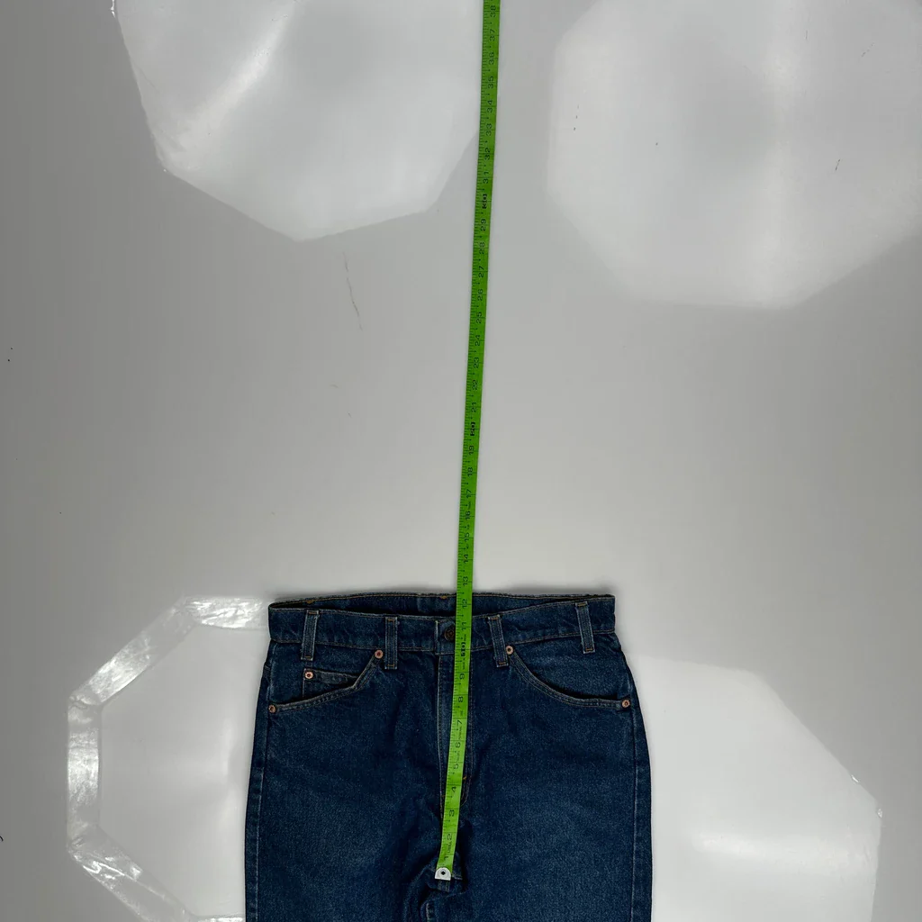 Made In USA Levis Orange Tabs 505 Jeans - 31W 30L Blue Cotton - Image 4