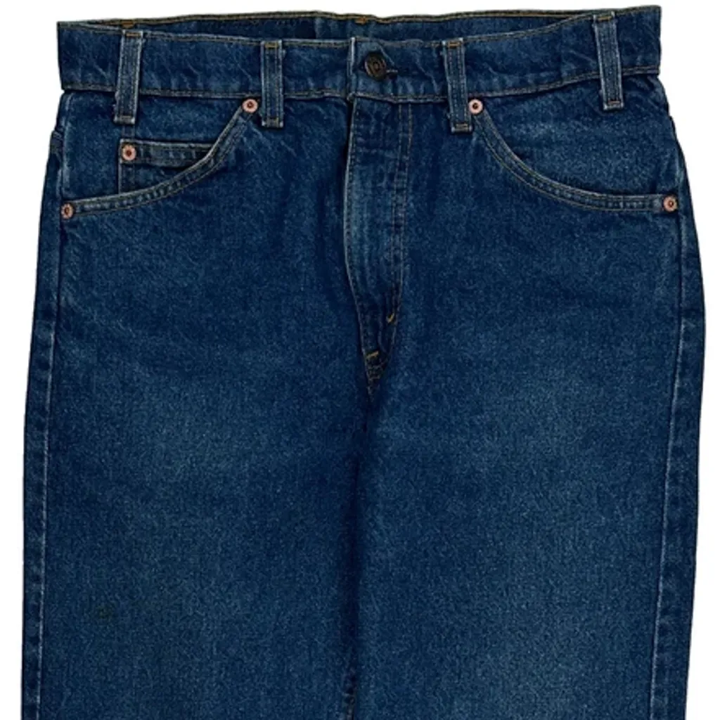 Made In USA Levis Orange Tabs 505 Jeans - 31W 30L Blue Cotton - Image 9