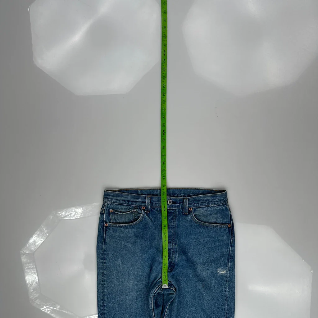Made In USA Levis 501Xx Jeans - 32W 32L Blue Cotton - Image 4