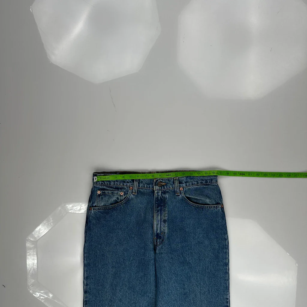 Made In USA Levis 550 Jeans - 32W 34L Blue Cotton - Image 3