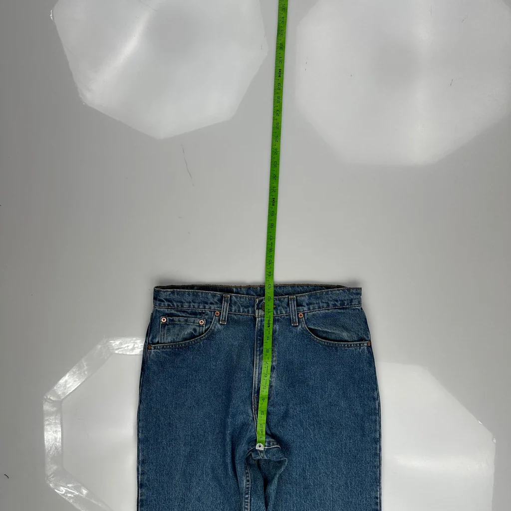 Made In USA Levis 550 Jeans - 32W 34L Blue Cotton - Image 4