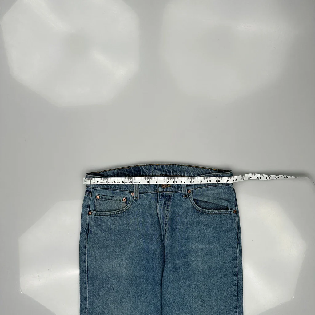 Made In USA Levis 505 Jeans - 35W 29L Blue Cotton - Image 3