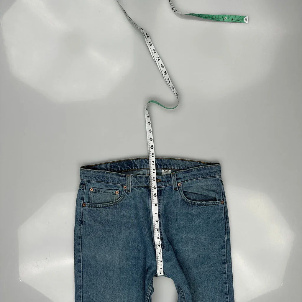 Made In USA Levis 505 Jeans - 35W 29L Blue Cotton - Image 4