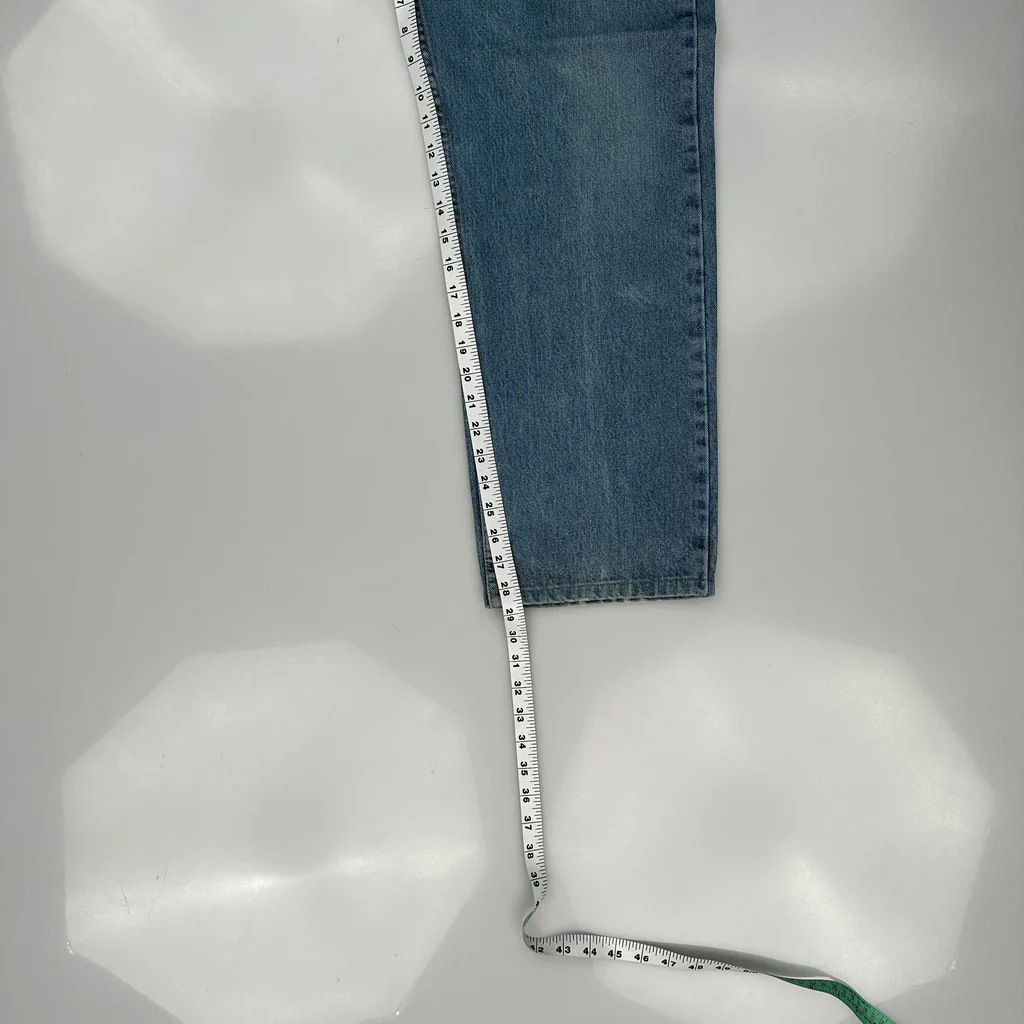 Made In USA Levis 505 Jeans - 35W 29L Blue Cotton - Image 5