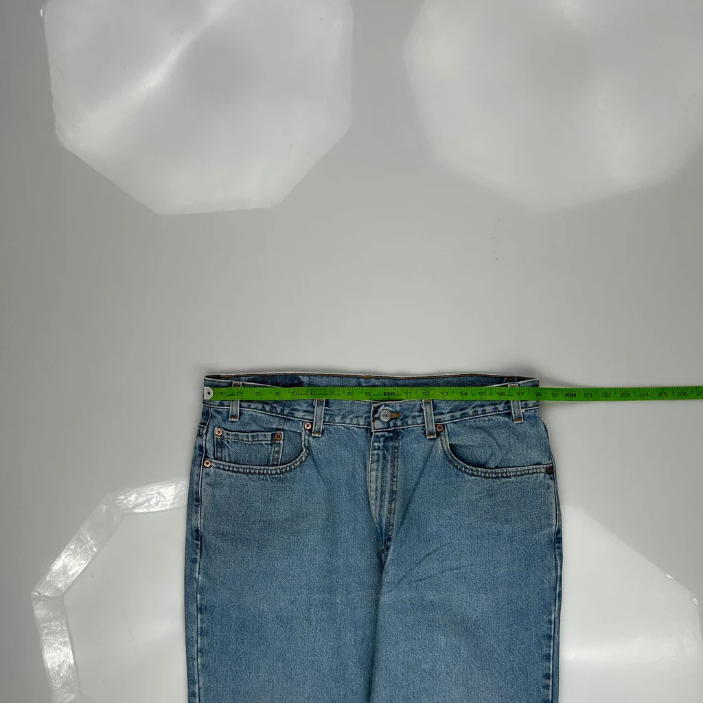 Made In USA Levis 550 Jeans - 36W 30L Blue Cotton - Image 3