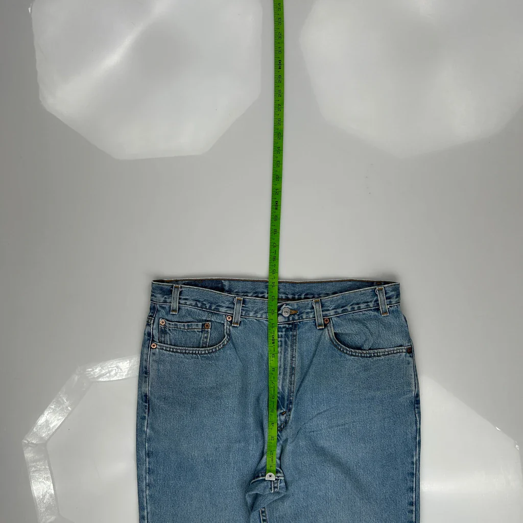 Made In USA Levis 550 Jeans - 36W 30L Blue Cotton - Image 4