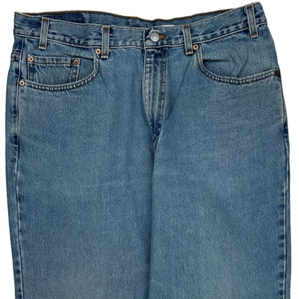 Made In USA Levis 550 Jeans - 36W 30L Blue Cotton - Image 9