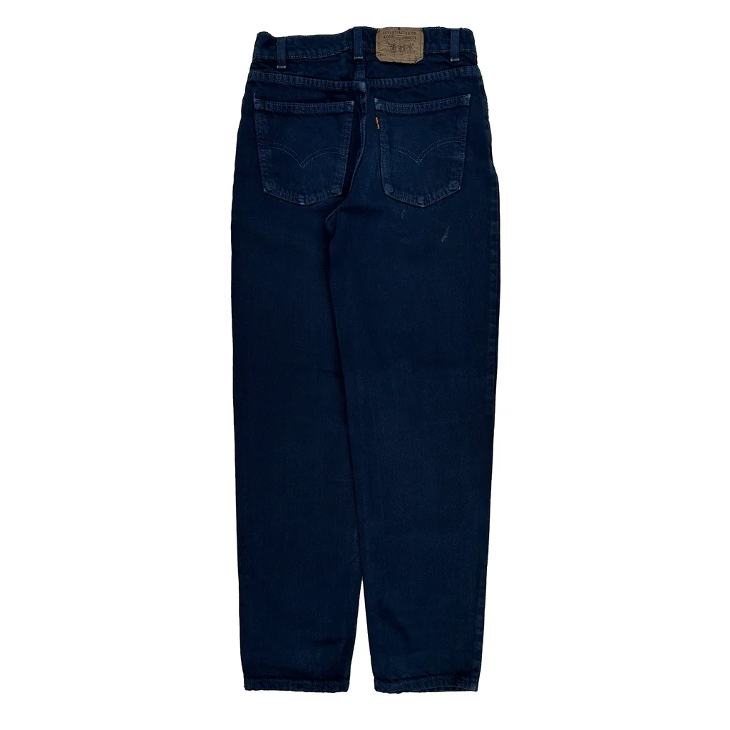 Made In USA Levis 550 Jeans - 26W 30L Dark Wash Cotton
