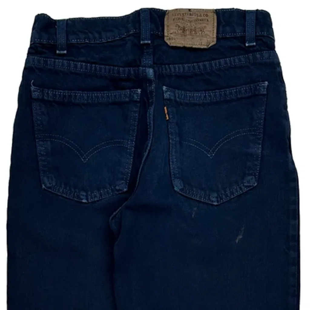 Made In USA Levis 550 Jeans - 26W 30L Dark Wash Cotton - Image 8