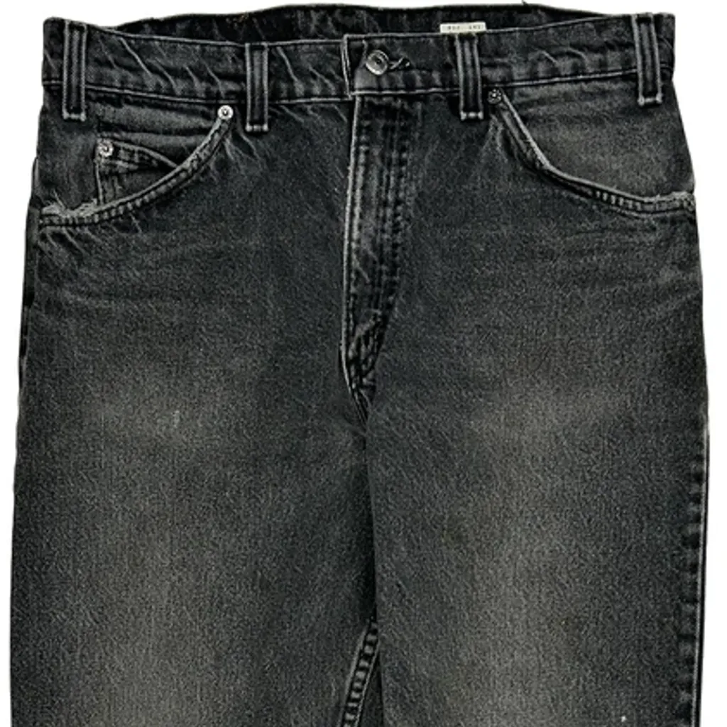 Made In USA Levis 550 Jeans - 33W 32L Grey Cotton - Image 10