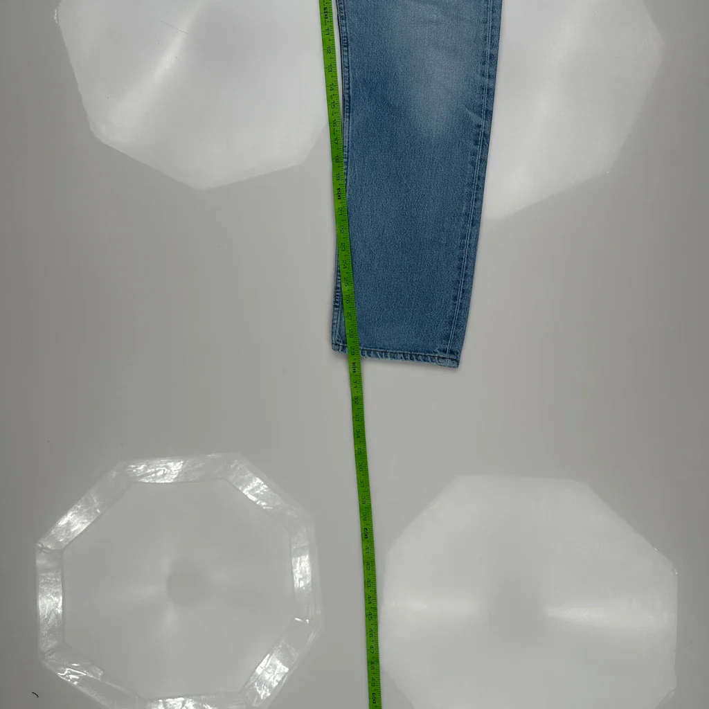Made In USA Levis Jeans - 30W 29L Light Wash Cotton - Image 5