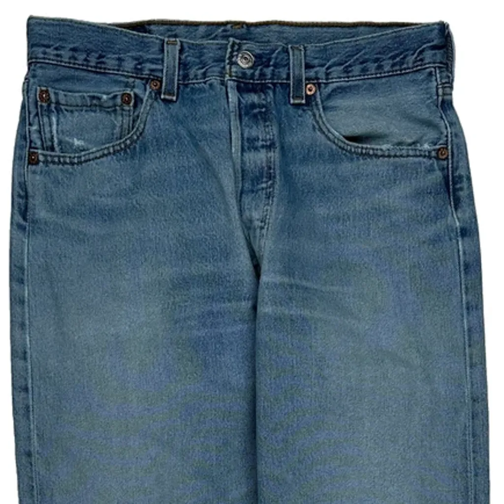 Made In USA Levis Jeans - 30W 29L Light Wash Cotton - Image 9