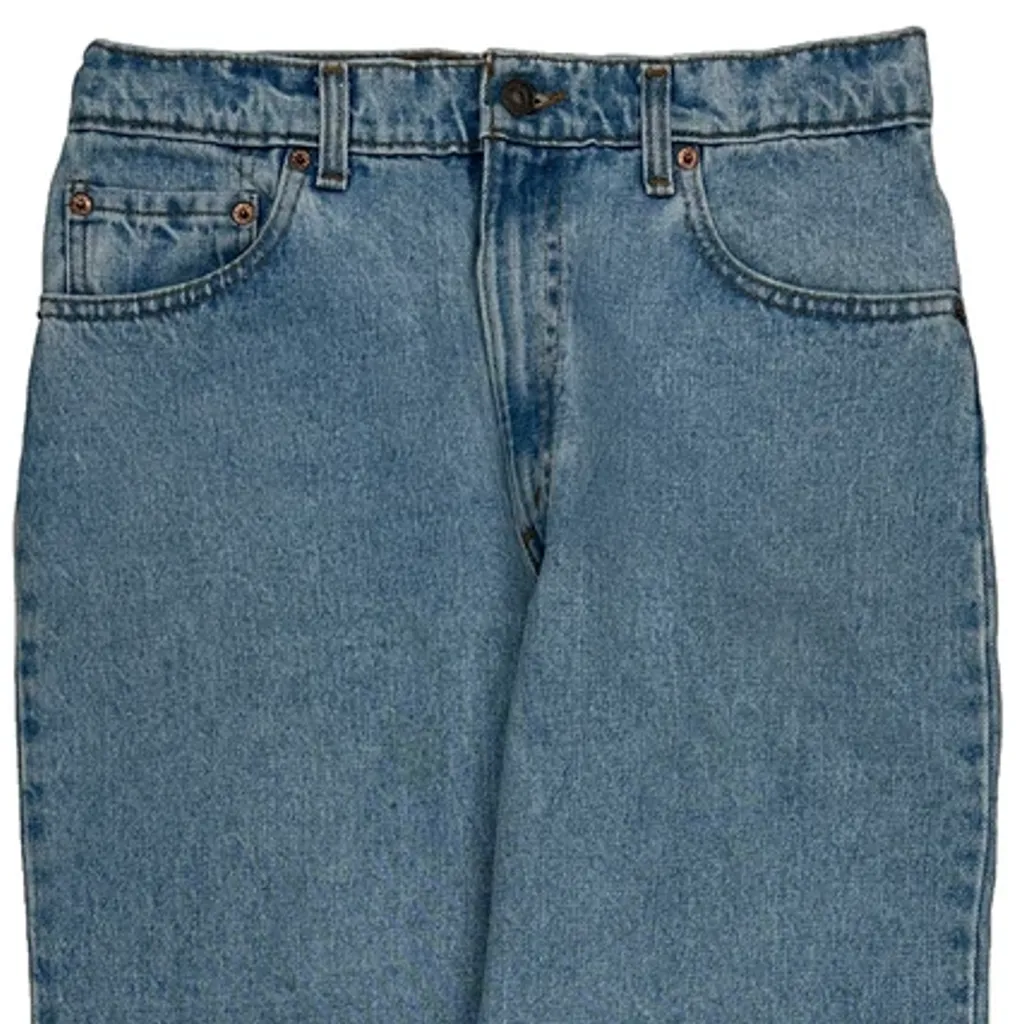 Made In USA Levis 550 Jeans - 31W 32L Light Wash Cotton - Image 10